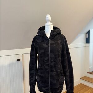 lululemon athletica Scuba Black Camo Jacket